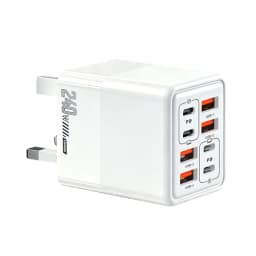 240W USB C Charger 8 Ports Fast Charging Phone Charger Adapter For iPhone Samsung Xiaomi Huawei EU/US/UK Plug Quick Wall Charger