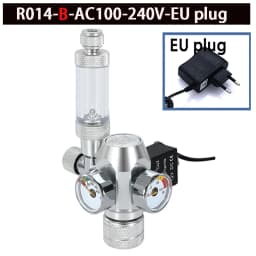 AC100-240V Aquarium CO2 Regulator Electromagnetic Valve Bubble Counter CO2 Control System Fish Tank CO2 Pressure Reducing Valve