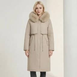 2026 New Double-sided Wear Parkas Women's Winter Fleece Cotton-padded Jacket X-long Overcoat Faux Mink Fur Thicken Hooded Coats