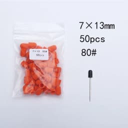 50PCS Green Nail Sanding Caps Bands With Rubber Drill Polishing Nail Art Rotating Remove Burrs Manicure Pedicure Accessory Tool