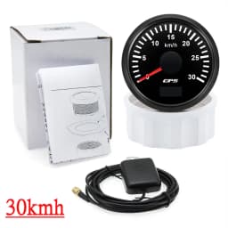 HD 52MM GPS Speedometer 30/60/80/120/200 Km/h Boat Car Truck Speed Gauge Meter 7 Color Backlight With GPS Antenna 9-32V