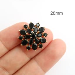 5pc Luxury Crystal Buttons Rhinestone Cubic Zirconia Button for Clothes Decorative CZ Sewing Cashmere Knit Cardigan