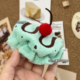 10cm Doll Clothes Cotton Doll Accessories Accessory Essert Series Labubu Line Puppy Cotton Doll Dress Cake Cone