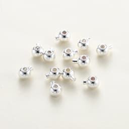 20pcs Positioning Clasp 14K 18K Gold Plated Crimp Snap Button Bracelet Necklace Fastener Ball End Cap For DIY Jewelry Findings