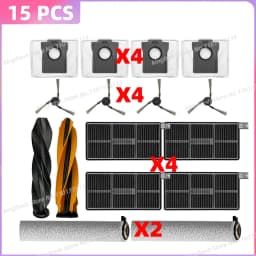 Fit For Dreame Aqua10 Ultra Roller/10 Roller AE/10S Roller AE, Aqua20 Ultra Roller/ Aqua20 Pro Ultra Roller Brush Bag Filter Mop