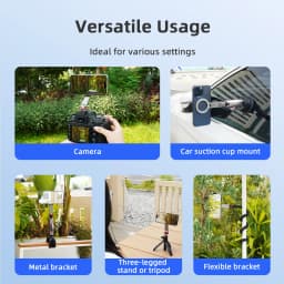Flymile Magsafe Metal Magnetic Fixed Phone Holder Foldable Cold Shoe Tripod Adapter Teleprompter Stand For iPhone 17 16 15 14 13