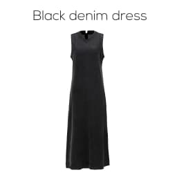 AP Women 2026 Autumn and Winter Denim V-neck Dress Knitting Cardigan Mock Neck Modal Shirt