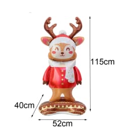 Large Christmas Foil Balloons Standing Christmas Tree Balloon Santa Snowman Balloon New Year Home Christmas Decorations Globos
