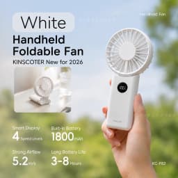 New Handheld Personal Fan Portable Mini USB Hand Fan 3600mAh Rechargeable Mini Fan with Stepless Speed Control Display Nightligh
