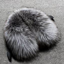 Winter Natural Fox Fur Scarf Square Collar For Men Short Scarves Neck Warm Thick Scarves Real Fox Fur Shawl Male Coat Decorate