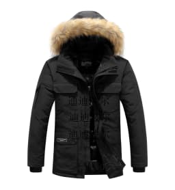 Male Thick Warm Coat plus size 6XL Men hooded Fashion Mens Parkas Thicken Parkas Hooded Winter Windproof Man Jacket Parka New