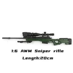 1/6 Painted Assemble Gun SVD Sniper Rifle AWM TAC-50 PSG-1 DSR-1 MK14 Assault Rifle Soldier Arms Military Model Toys