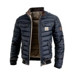 Winter Men Vintage Quilted Patchwork Warm Zipper Outdoor Jackets Puffer Jacket Luxury High Quality Parka Cotton-Padded Coat New