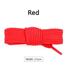 1 Pair Luxury Brand Laces Shoes Width 2.5CM Shoelace Flat Shoelaces for Sneakers AF1 Shoe Laces 100/120/140/160cm Shoestrings