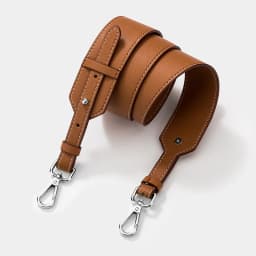 High-quality Cow Leather Wide Bag Cross Pattern Adjustable Shoulder Cross-body Leather Shoulder Strap Handbag Accessories