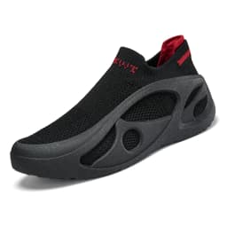 Men's Running Shoes Thin Mesh Breathable Slip-On Sports Sneaker Casual One-Step Socks Design for Comfort Tennis Shoes zapatillas