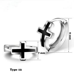 Geometric Tiny Hoop Earrings For Women Micro Crystal Zircon Star Flower Heart Huggie Small Classic Earring Piercing Jewelry Gift