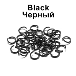 300pcs/lot 6 8 10 mm Metal Colorful Single Loops Open Jump Rings Split Rings Connectors For DIY Jewelry Making Findings Supplies