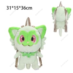 11 Styles Pokemon Plush Backpack Mimikyu Eevee Gengar Charizard Gyarados Psyduck Backpack Gifts for Children Adults