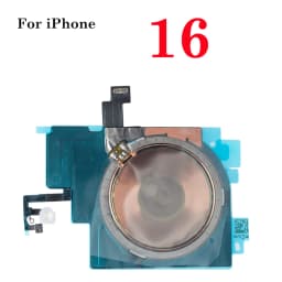 Wireless Charging Coil Flash Volume Tape For iPhone 16 17 15 14 Plus 12 13 Pro Max Charger Panel Sticker NFC Chip Flex Cable