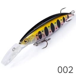 D1 Wobblers Lure Long Lip 80mm 11.5g Floating Rolling Minnow Fishing Tackle Artificial Hard Bait For Piker Bass Perch DT5013