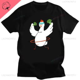 ME SUDA LA POLLA Cute Chicken Cartoon Print Tshirt Men Women Casual Cotton Unisex Sports Top T Shirt Streetwear Creativity Shirt