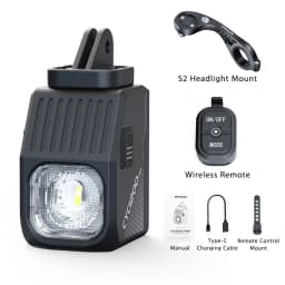 Wireless Remote Suspended Bike Headlight 1200 Lumens Cut-off Line Front Head Lamp Aluminum Alloy Road Mountain CYCLAMI 1200 Pro