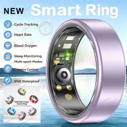 R10 Smart Ring with Charging Case Multi-color Ring Men Women Health Sleep Heart Rate Monitoring IP68 Waterproof Multi-sport Mode