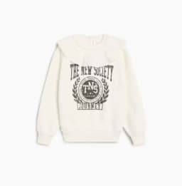 New Trend 26Aw TNS Style Pure Cotton Sweatshirt Top for Boys and Girls Pretty Girls