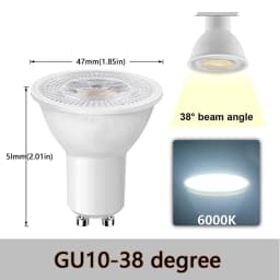 1/2/4/6PCS LED Spot Light GU10 AC220V No flicker Warm white light 3W 5W 6W 7W 8W replaceable 20W 30W50W halogen lamp