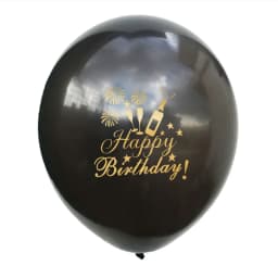 5Pc Happy Birthday Decoration Gold Rose Black 16 18 30 50 60 70 80 90 Years Birthday Party Digital Ballon Latex Party Supplies