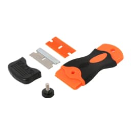 Auto Glass Cleaning Scraper Tool for Car Windows Stickers Non Scratch Scraper with Metal+Plastic Blades Oven & Hob Scraper