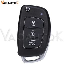 Remote Case 3/4 Buttons Housing For Hyundai HB20 SANTA FE IX35 IX45 Accent I40 Solaris Flip Car Key Shell TOY40 Key Fob Cover