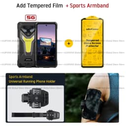 Ulefone Armor 34 Pro+ Projector Rugged Phone 16GB+512GB Night Vision 6.95'' Android 15 Dimensity 7300 25500mAh 5G Smartphone