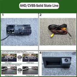 HD Reversing Camera for Audi Q3 MQB 2013 2014 2015 2016 2017 2018 2019 /Night Vision Backup Rear Camera/Car Handle Camera