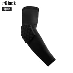 1Pcs/2Pcs Elbow Pads, Basketball Shooter Sleeves, Collision Avoidance Hex Padded Elbow for Volleyball Football Baseball Cycling