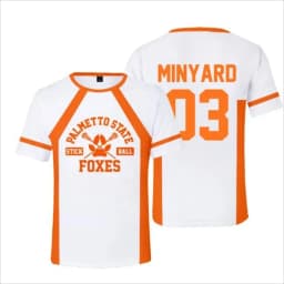 All For The Game Palmetto State Foxes T-Shirt, Andrew Minyard 03 Lacrosse Casual Fan Jersey Tee Men's and Women's Streetwear