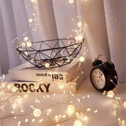 6M 400 LED Firecracker Cluster Garland Fairy Lights Outdoor Crystal Crackle Ball Christmas String Light for Patio Window Decor