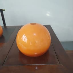 Acrylic Lampshade Plastic Lampcover Gradient Yellow Floor Lamp Shell