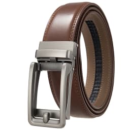 Belt for men Automatic Genuine Leather Belt Men Leather Ratchet Adjustable Real Ratchet Leather Dress Designer