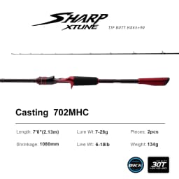 PURELURE GRUPLA Spinning Casting Rod High Carbon Universal Long Throwing Fishing Rod in FUJI Accessories Fast