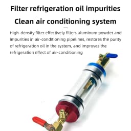 Automotive Air Conditioning Refrigerant Oil Analyzer Compressor Oil Filter for Air Conditioning System Oil Filter Test Tool