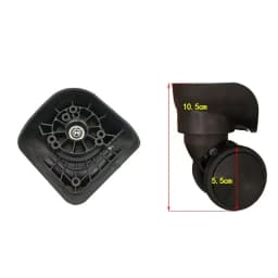 Universal Luggage Wheel Replacement Parts Quiet Universal Spinner Wheels Repair for Suitcase Password Box Shock Absorption