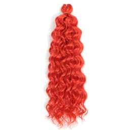 18-24 Inch Ocean Wave Crochet Braid Hair Hawaii Afro Curls Natural Synthetic Braiding Hair Extensions Pink 613 Hair Expo City
