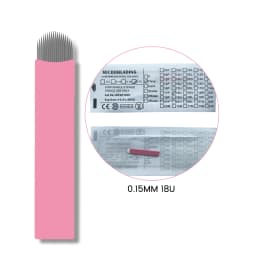 Nano Microblading Needles 0.15MM Tattoo Eyebrow Blades Microblade Embroidery Agulha Nanoneedles For 3D Hair Strokes 50PCS