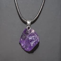 Natural Amethyst Irregular Rough Stone Pendant Clavicle Transparent Quartz Lady Fashion Jewelry Healing Lucky Necklace Gift