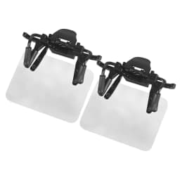 2Pcs Shooting Glasses Blinders Standard Shooting Eye Patches 180° Adjustable Glass Shields Occluder Clip Eye Patch Archery Aids