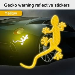 Reflective Sticker Safety Warning Mark Reflective Tape Auto Exterior Accessories Gecko Reflective Strip Light Reflector