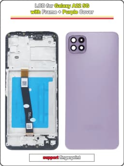 Tested LCD for Samsung Galaxy A22 5G A226B A226BR A226L Display Touch Screen Digitizer Assembly with Frame for Samsung A22 5G