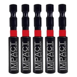 5/1pcs Magnetic Extension Screwdrivers Bit Holder Black 60MM/1/4" Handle Extended Connecting Rust Durable Tool Accessories